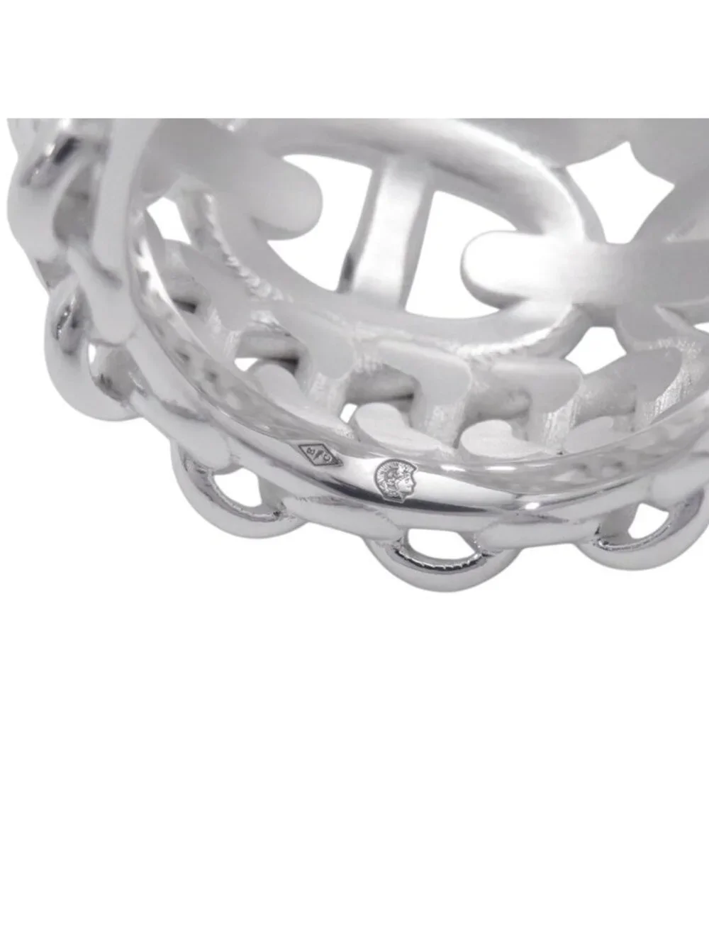 Hermes Ring Chaine D'ancre Multi Chain TGM Enchainee